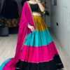 WMT Pachrang Rayon Cotton Gota Patti Work Tranding Navratri Chaniya Choli Online