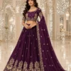 Zarin 293 Vishawa Chinon Silk Thread Wedding Lehenga Choli Online