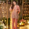 Zarin Tanishka Crunchy Silk Embroidery Party Wear Co Ord Set Manufacturers Surat