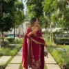 Deepika 1588 Georgette Maroon Party Wear Sharara Suit