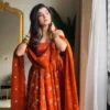 Stylish Deepika 1534 Fendy Silk Thread Sequence Work Festival Anarkali Gown 2026
