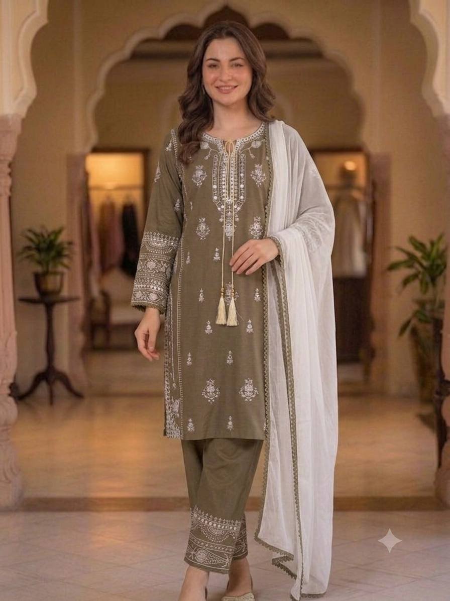 BV 465 Rayon Embroidery Work Readymade Dress Wholesale Surat