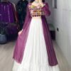 WMT 8047 Rayon Cotton Kurti Skirt Lehenga Navratri Collection