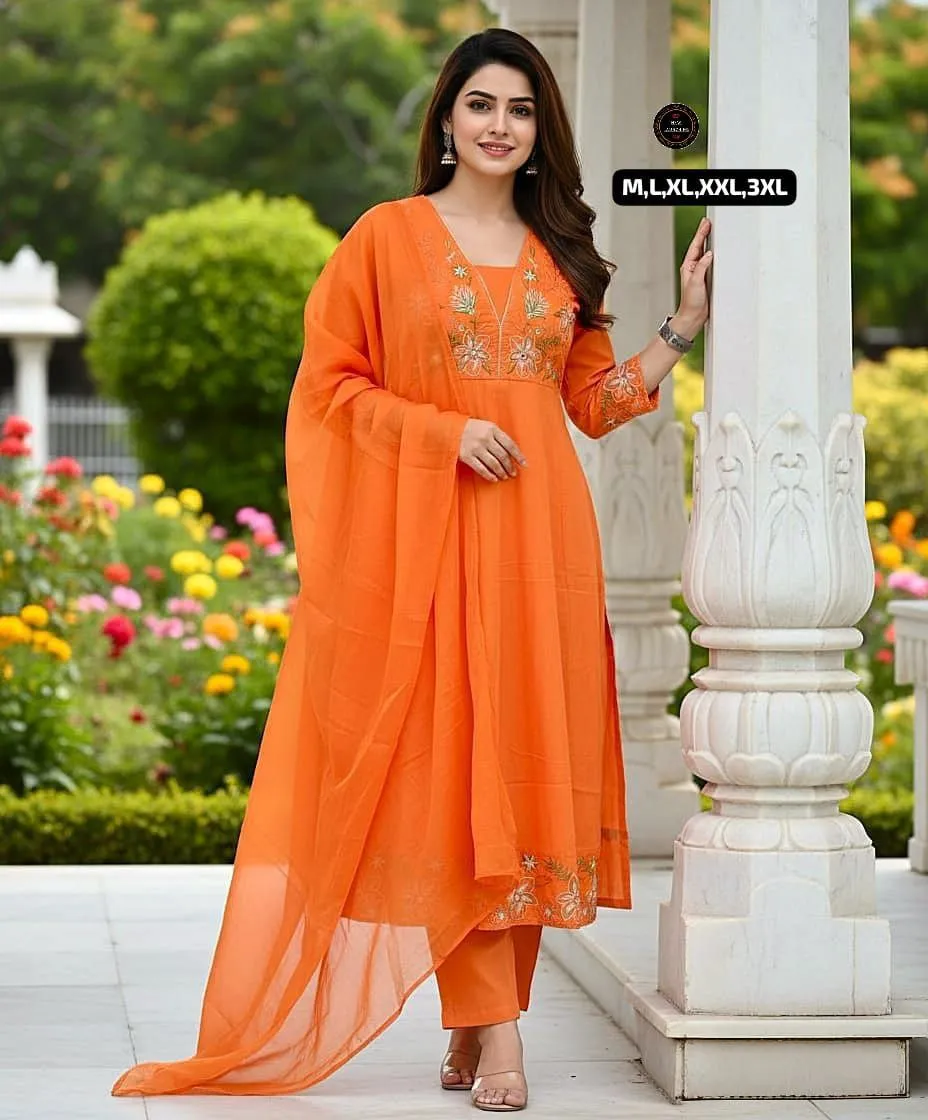 Latest Laxmy Cotton Anarkali Readymade Dress & Gown Wholesale Surat 2026