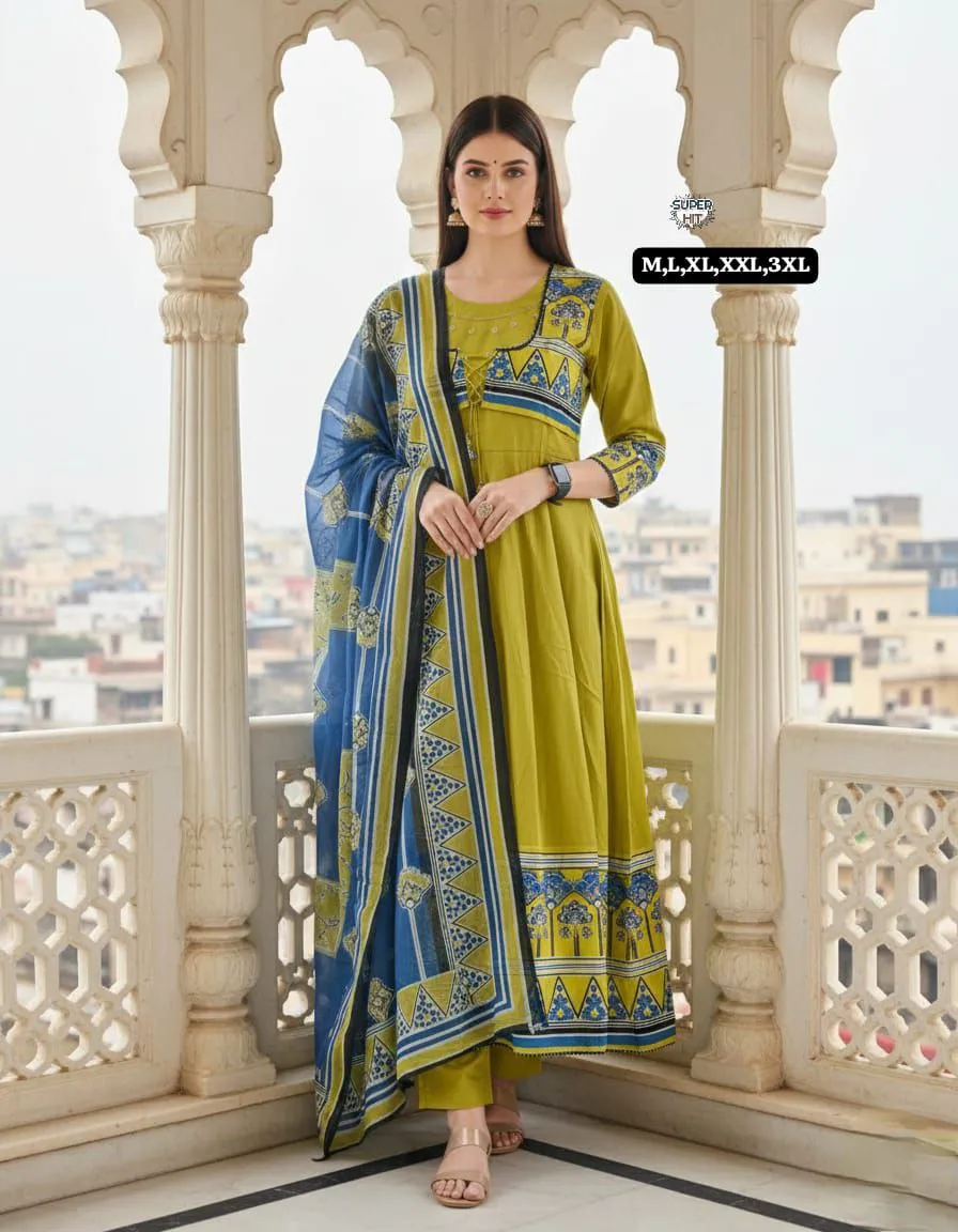 Latest Laxmy Cotton Anarkali Readymade Dress & Gown Wholesale Surat 2026