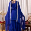 FFD Georgette Embroidery Festival Sharara Suit Wholesale Surat