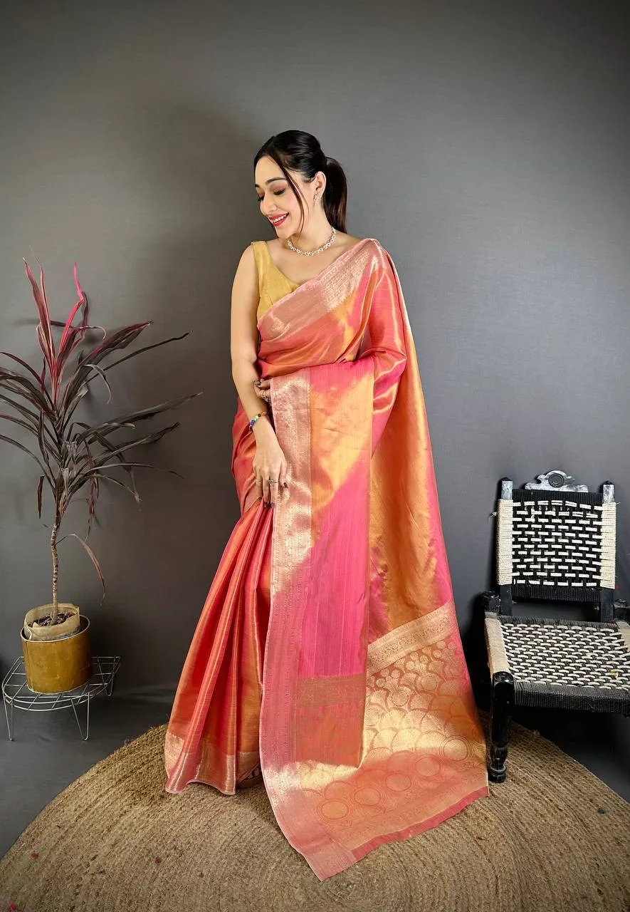 Beautiful Laxmi 1053 Tissue Silk Party Wear Saree Surat Wholesale 2026
