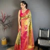 Latest Laxmi 1056 Kanjivaram Semi Silk Zari Work Saree Wholesale Surat 2026