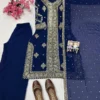 Latest C585 1438 Georgette Zari Work Wedding Pakistani Suit Wholesale Surat 2026