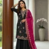 Launching C585 1462 Chinon Silk Embroidery Festival Readymade Dress Wholesale Surat 2026