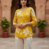 Stylish Zarin 64 Simmar Rayon Printed Short Kurti Wholesale Surat 2026