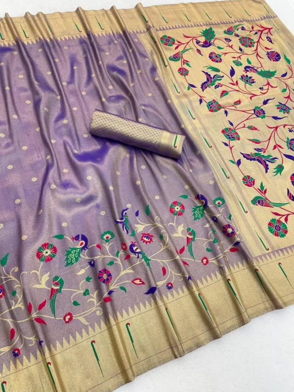 Launching Laxmi 1067 Tissue Silk Weaving Efstival Saree Wholesale Surat 2026
