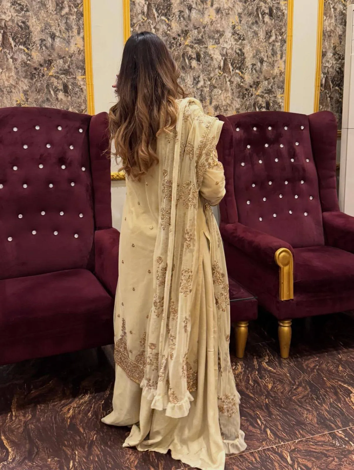 Launching C585 1451 Georgette Zari Wedding Pakistani Sharara Suit Wholesale Surat 2026