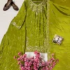 Launching C585 1455 Chinon Silk Zari Work Festival Sharara Suit Wholesale Surat 2026