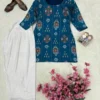 C585 235 Maslin Cotton Printed Daily Wear Sort Kurti Plazzo Wholesale Surat