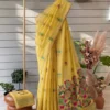 Beautiful RGS Muga Cotton Flower Prined Festival Saree Wholesale Surat 2026