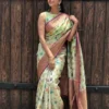 Latest RGS Tissue Crush Silk Printed Festival Saree Wholesale Surat 2026