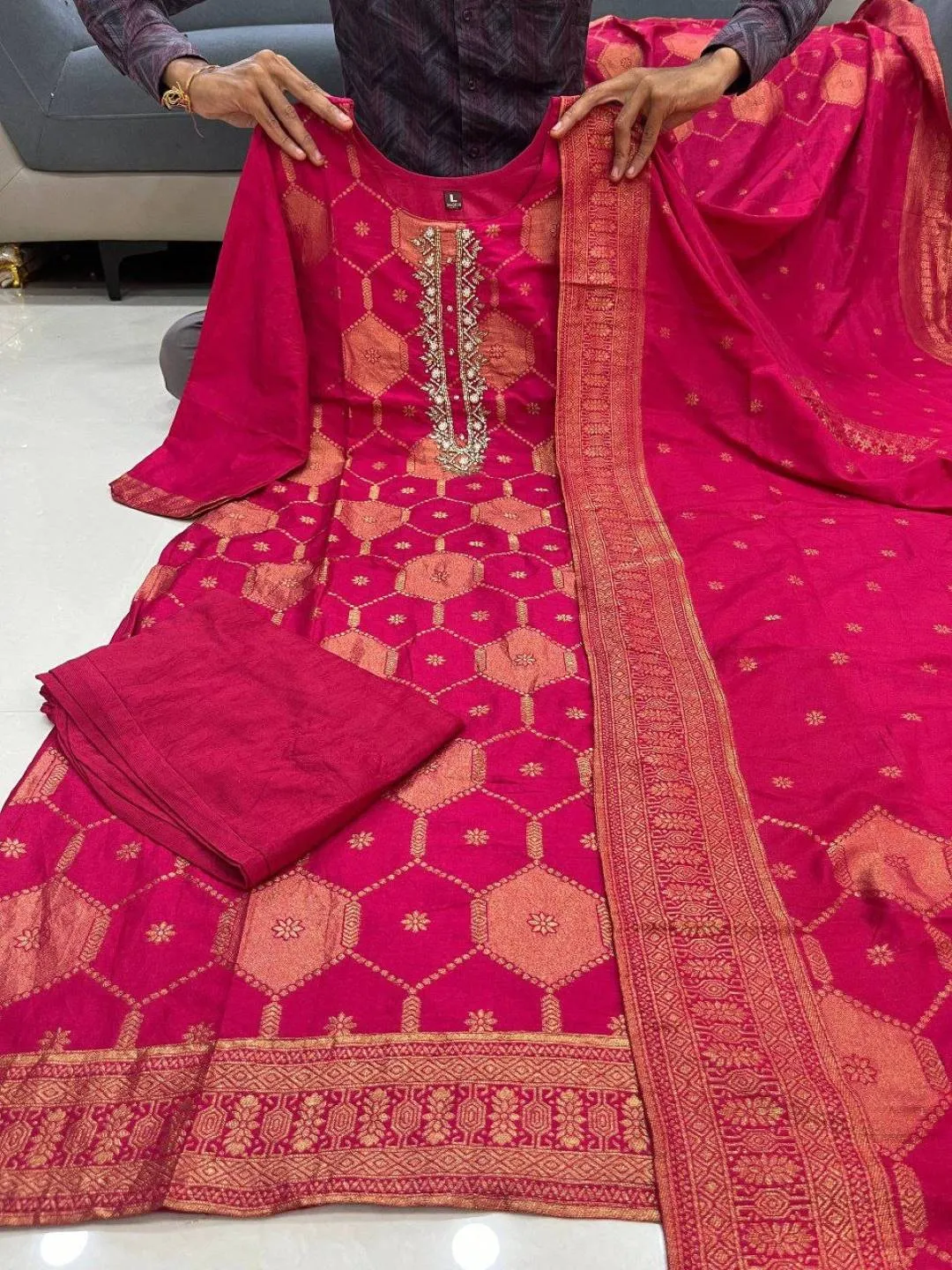 Launching Yasu Preety Banarasi Weaving Festival Readymade Dress Wholesale Surat 2026