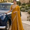 Launching Kiara Marvel1 Malay Satin Silk Embroidery Saree Wholesale Surat 2026