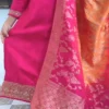 Launching Yasu Pink Haldi Banarasi Weaving Work Readymade Dress Wholesale Surat 2026