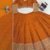Buy Deepika 395 Japan Satin Festival Thread Work Lehengha Choli Wholesale Surat 2026