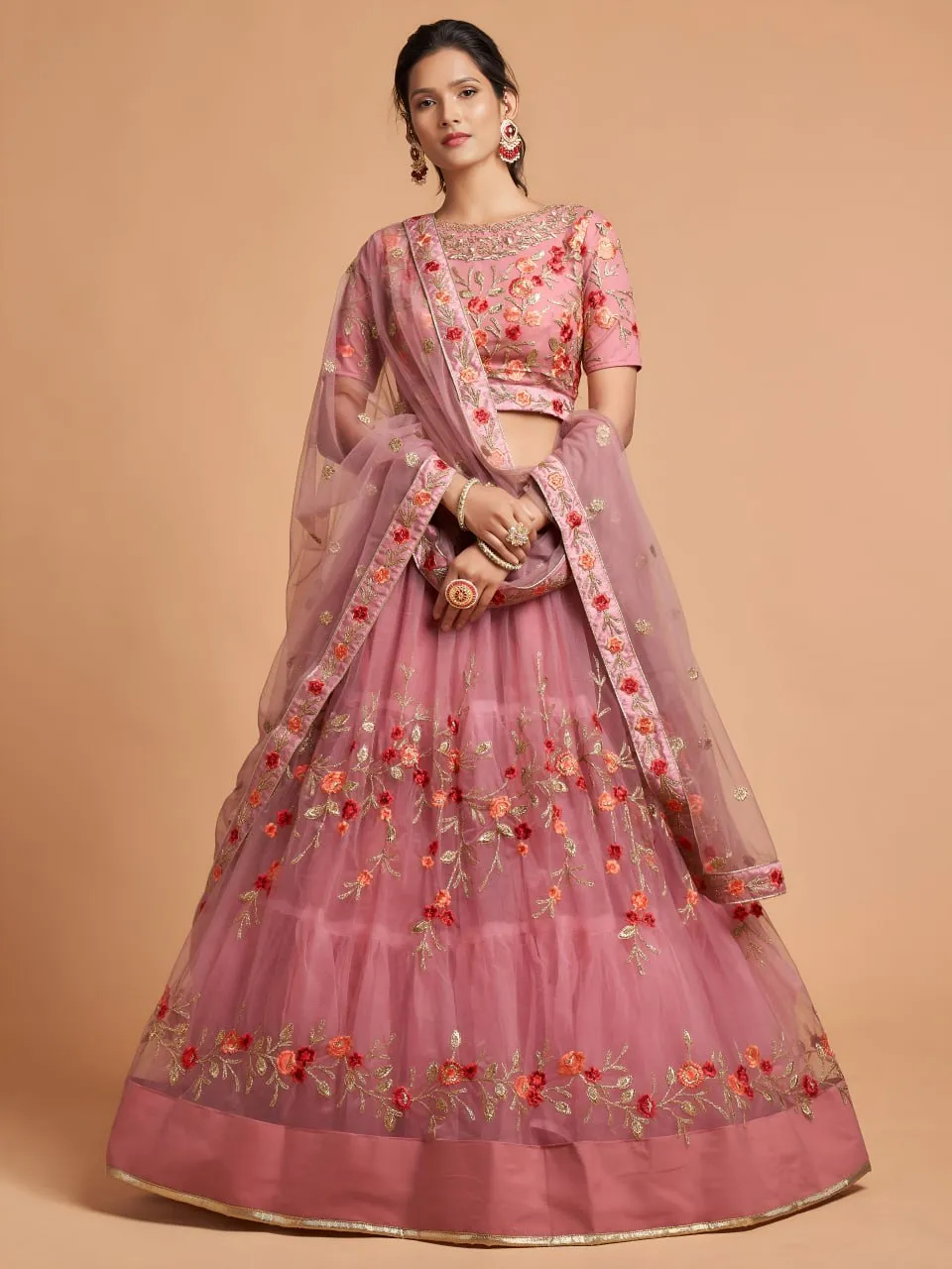 Zeel 7309 Net Embroidery Festival & Wedding Lehenga Choli Wholesale Surat