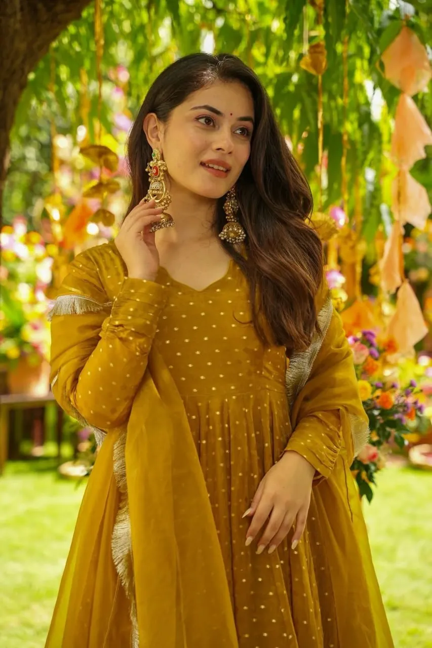 Beautiful LFK 7027 Georgette Printed Festive Anarkali Gown Wholesale Surat 2026