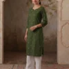 Stylish LFK 7028 Silk Weaving Jari Work Kurti Wholesale Surat 2026