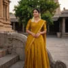 Buy Vally Viscose Georgette Zari Work Festival Lehenga Saree Wholesale Surat 2026