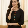 Launching Shiv 701 Rayon Solid Black Long Dress Wholesale Online Surat 2026