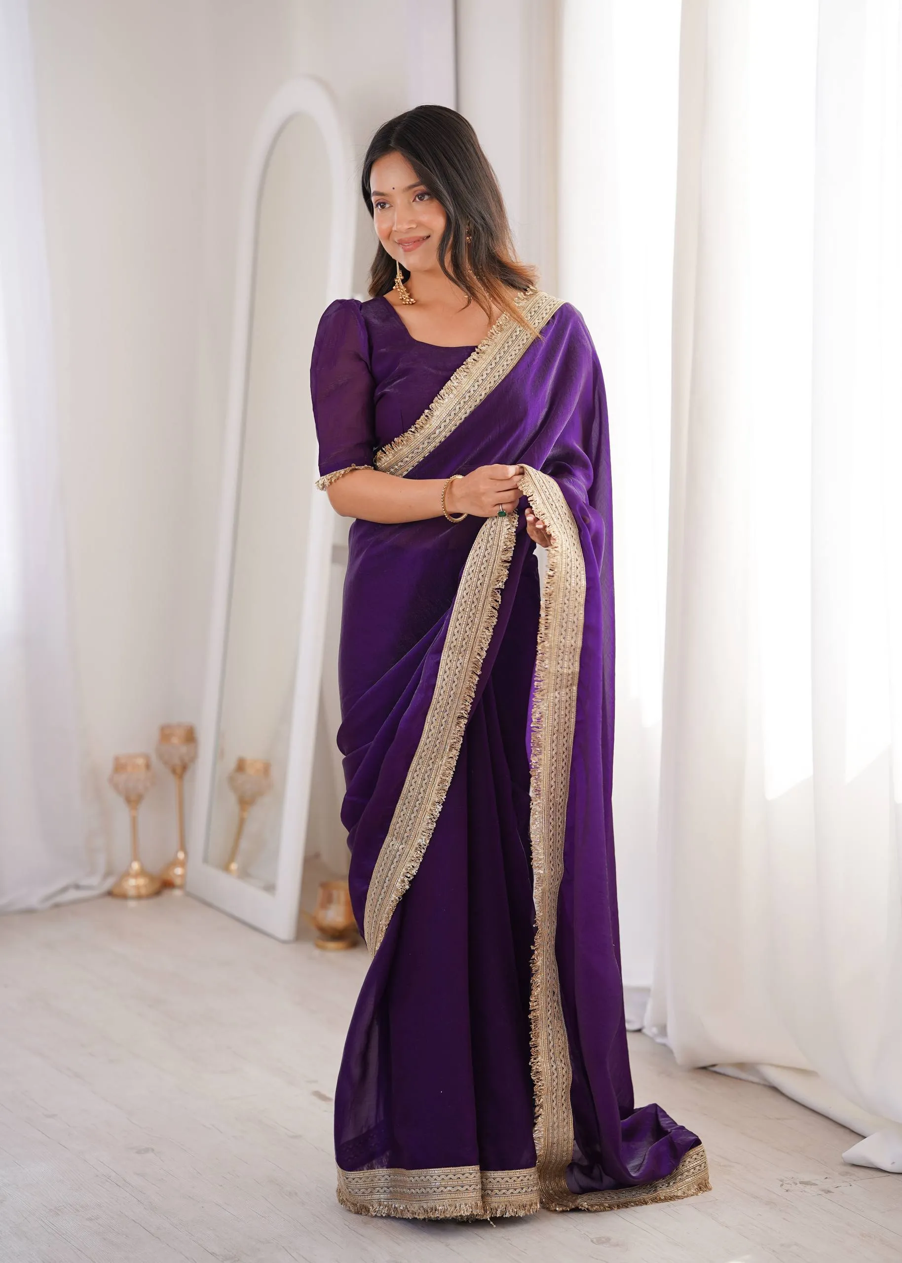 Beautiful RBC 6064 Fandy Satin Silk Designer Bollywood Saree Wholesale Surat 2026