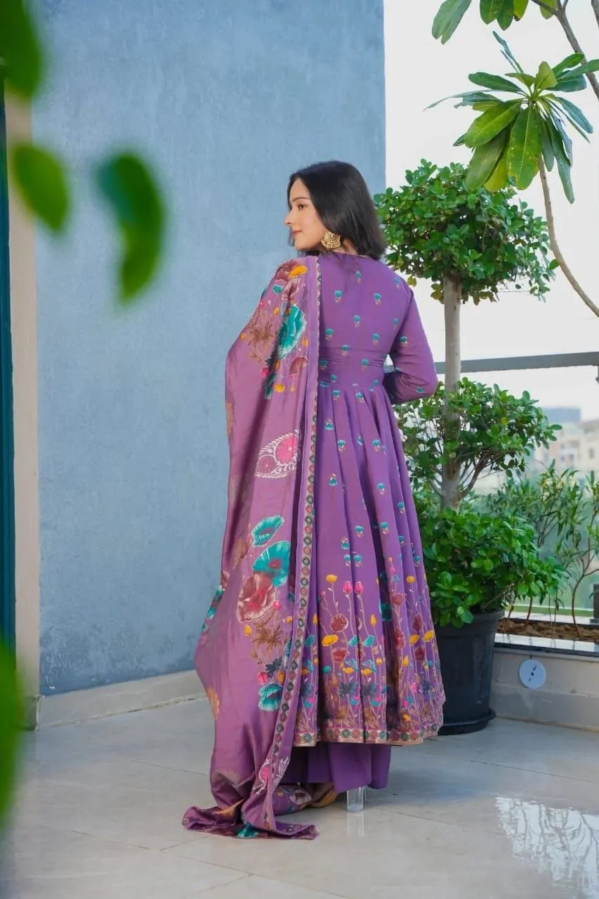 Launching ATQ 2111 Muslin Printed Festival Gown Sharara Wholesale Surat 2026