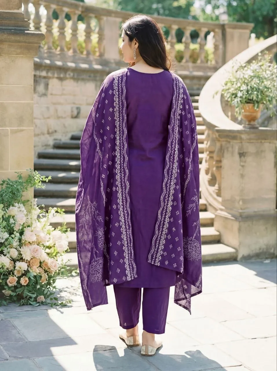 Buy ATQ Meghna Pure Musline Hand Printed Readymade Dress Wholesale Surat 2026