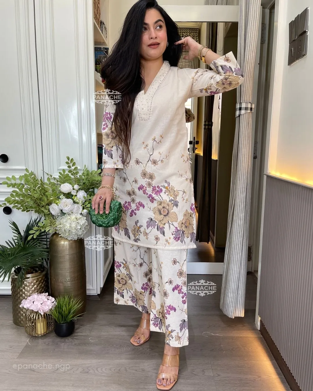Buy ATQ Nitya Lilan Cotton Office Wear Co Ords Set Wholesale Surat 2026