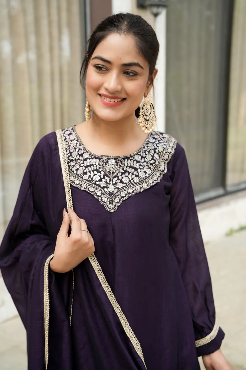 Launching WMT 8140 Vichitra Embroidery Festival Sharara Suit Wholesale Surat 2026