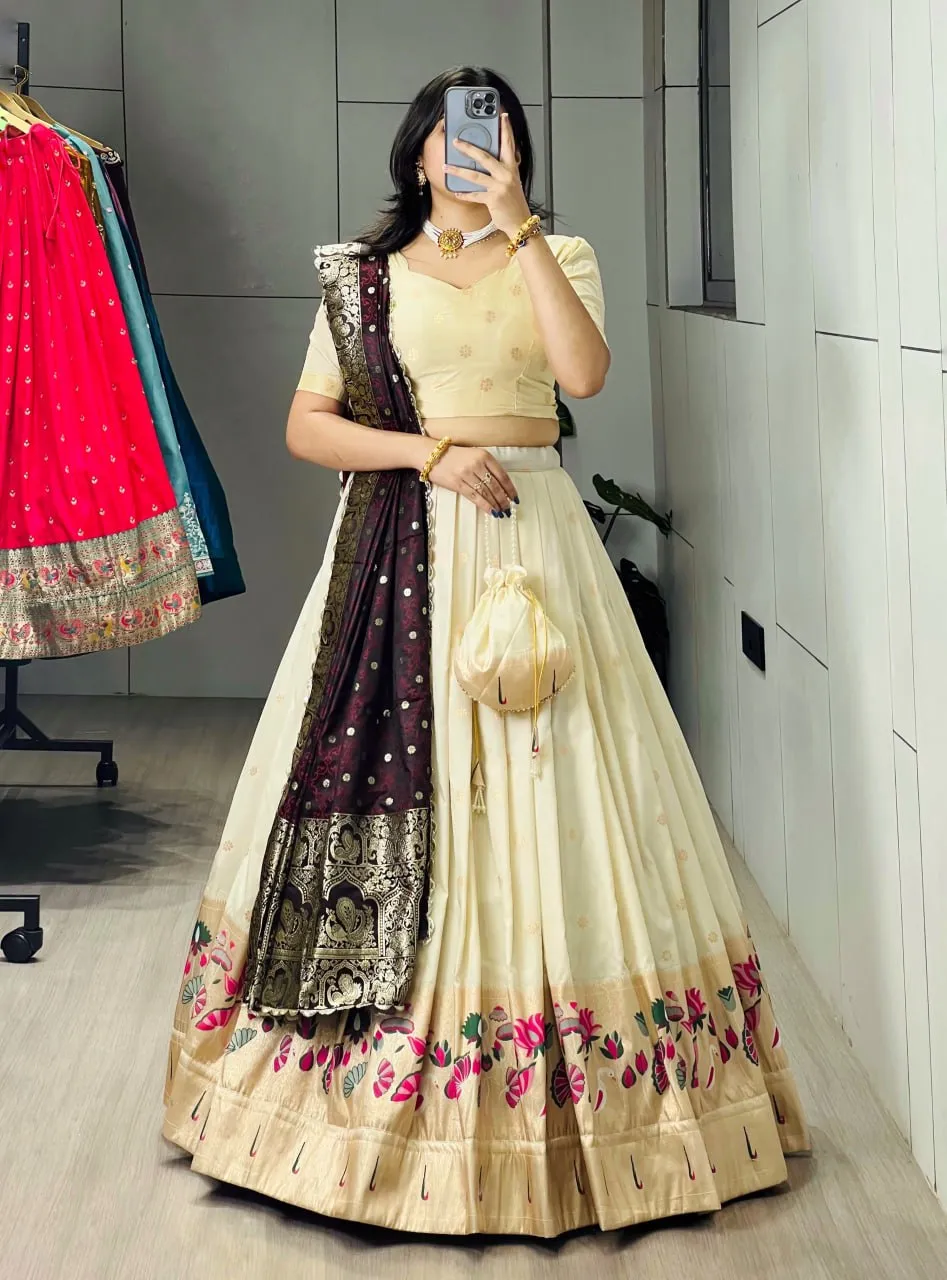 Launching WMT 8147 Paithani Silk Weaving Wedding Wear Lehenga Choli Wholesale Surat 2026