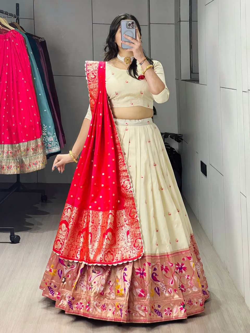 Latest WMT 8148 Paithani Silk Zari Work Lehenga Choli Wholesale Surat 2026