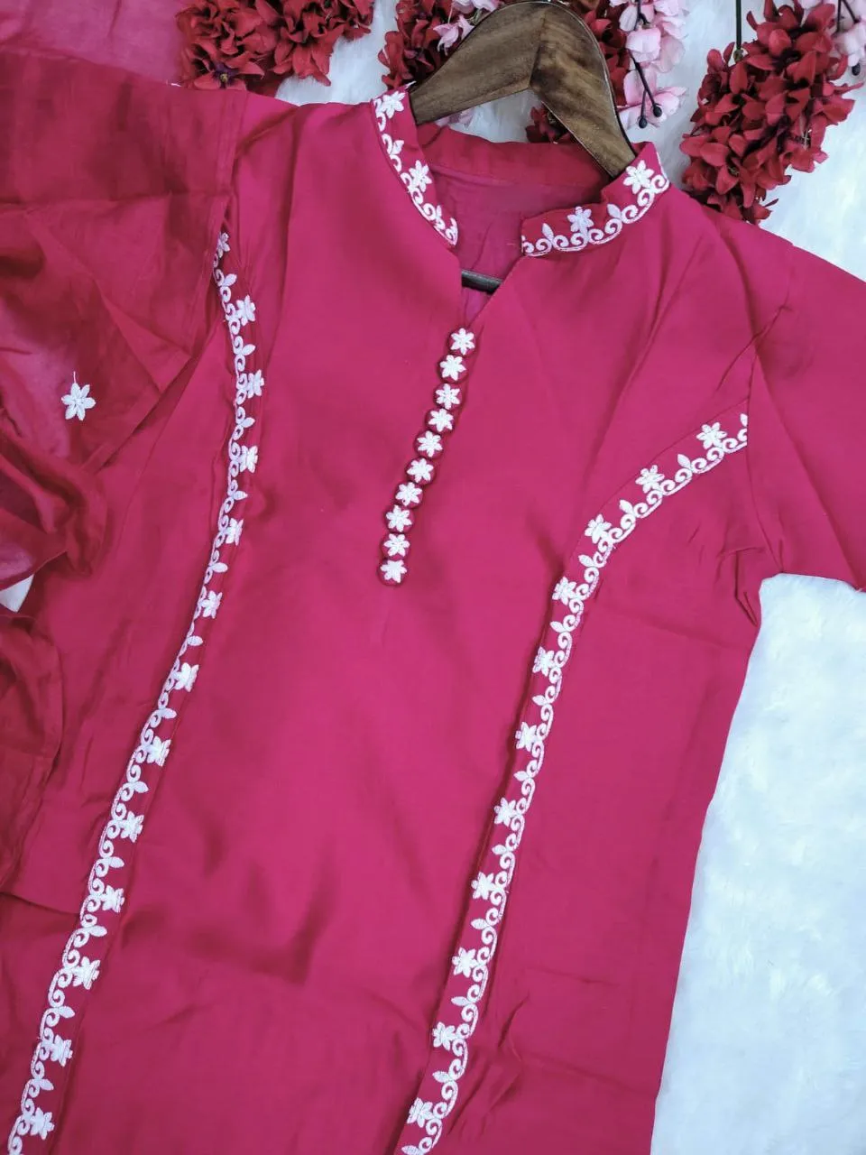 Latest SWT Chanderi Embroidery Work Readymade Dress Wholesale Surat 2026