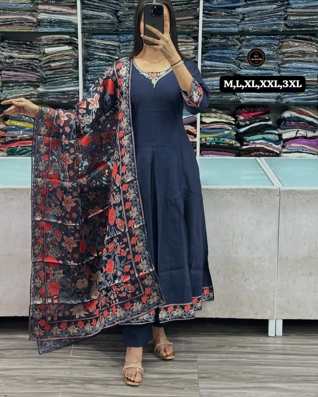 Latest Laxmy Cotton Anarkali Readymade Dress & Gown Wholesale Surat 2026
