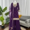 Latest Deepika 5946 Gorgette Sequnce Sharara Suit Set Wholesale Surat 2026