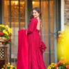 Latest STD 6107 Faux Blooming Sequins Work Raksha Bandhan Anarkali Gown Sharara Set 2026