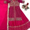 Stylish STD 6117 Chinon Silk Embroidery Designer Lehenga Skirt Wholesale Surat 2026