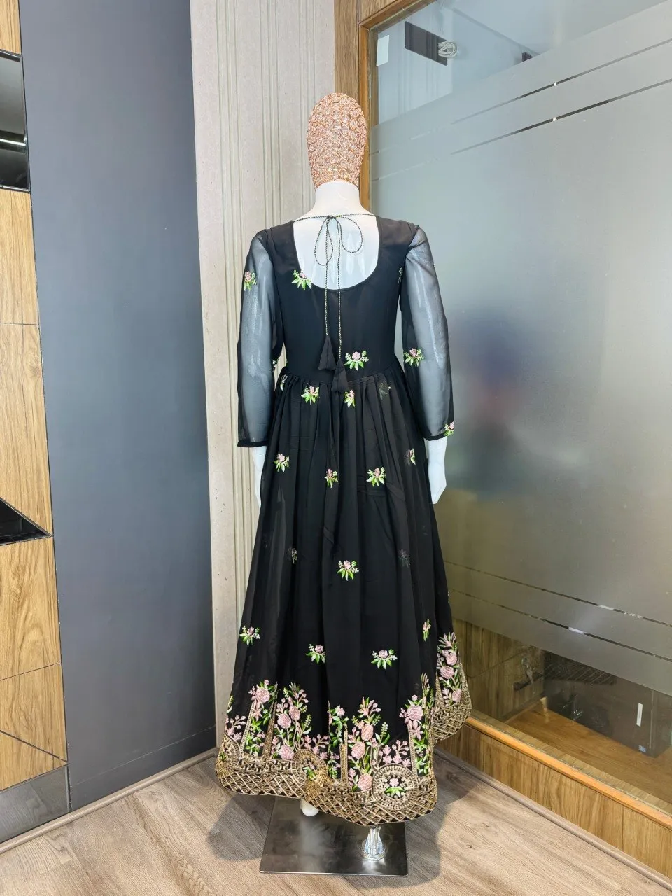 FFD Sarita Gown Georgette Embroidery Anarkali Festival Gown