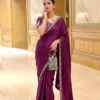 Kiara Surali4 Designer Fendy Satin Silk Party Wear Saree Wholesale Surat India