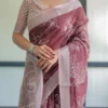 Beautiful VFT Linen Cotton Fancy Printed Daily Wear Saree Market In India 2026