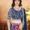 Buy DKT 5053 Georgeet Sequins Embroidery Designer Wedding Lehenga Choli 2026