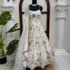 Deepika 6021 Gorgette Sequnce Work Raksha Bandhan Anarkali Gown