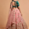 Beautiful Zeel 7315 Peach Net Sequins Embroidery Designer Lehenga Choli Surat 2026