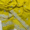 Buy SNT Crunchy Silk Saree multi Embroidery Work 2026