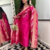 Buy Zarin 11 Chanderi Cotton Embroidery Work Party Wear Readymade Dress 2026